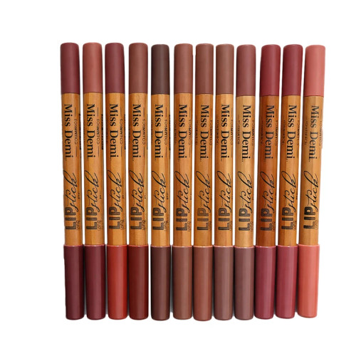 مداد لب میس دمی مدل Long Lasting مجموعه 12 عددی