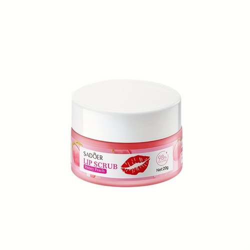 اسکراب و بالم لب سادور مدل اسکراب لایهبردار حجم 20 میلیلیتر، نرمکننده، مرطوبکننده و آبرسان با ویتامینهای تقویتی، افزایش نرمی و لطافت، روشنکننده رنگ لب و پیشگیری از ترکخوردگی