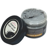 اسکراب لایه بردار صورت و بدن ایمنس هربال مدل زغال فعال مناسب برای انواع پوست وزن 200 گرم