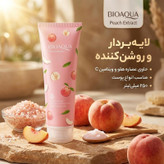 اسکراب لایه بردار بایو آکوا مدل Peach Extract حجم 250 میلی لیتر